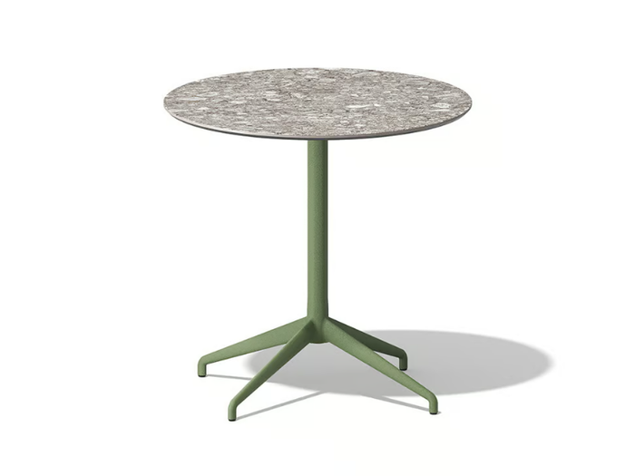 ALIS - Round garden table with 4-star base _ Sovet italia